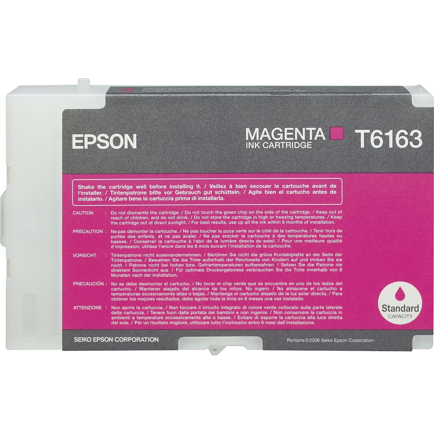 Cartouche Epson T9083 magenta XL d'encre d'origine haute capacité C13T90834N