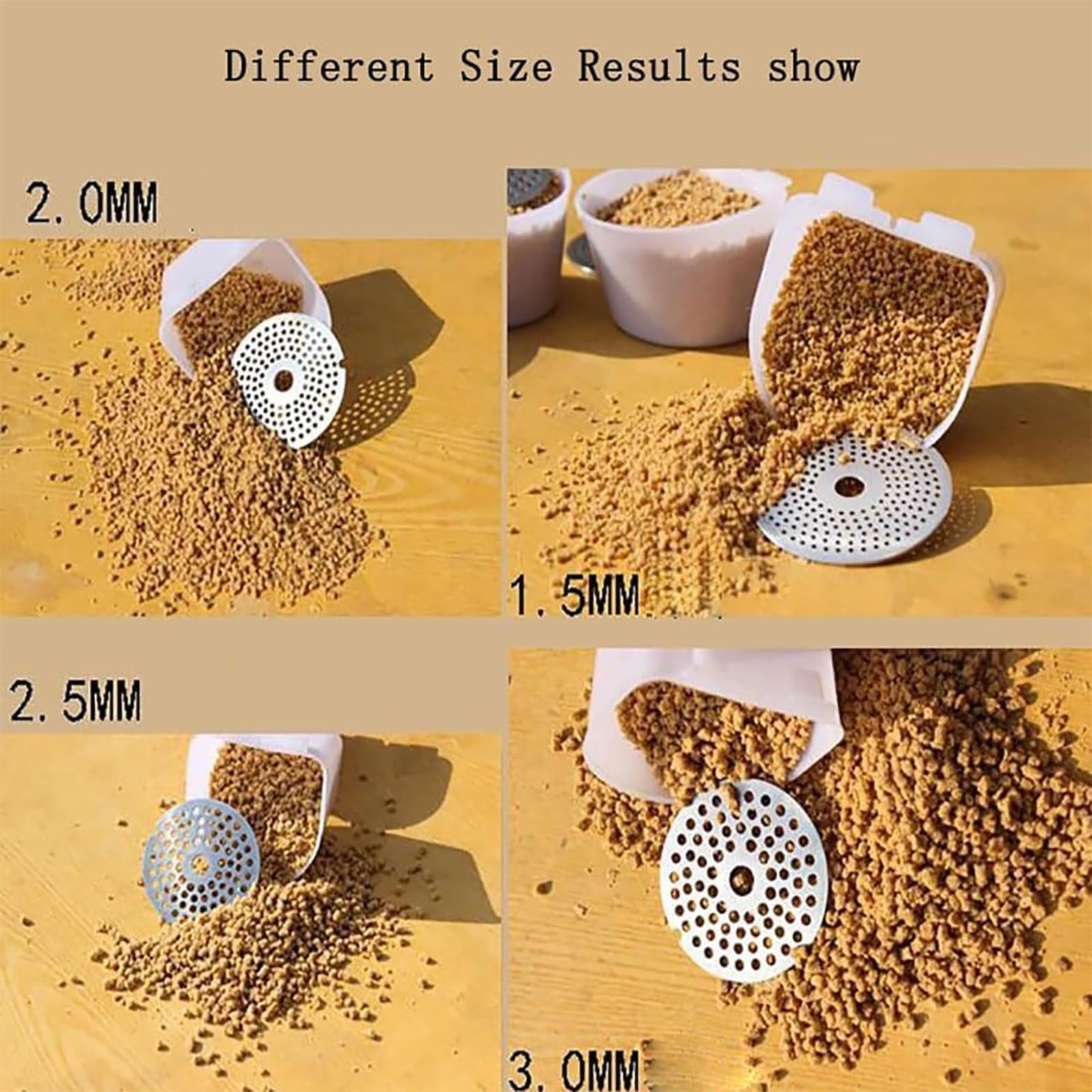 Macchina manuale per pellet per alimenti per animali domestici fatti in casa, facile da pulire, migliore effetto di taglio, ideale per macinare animali domestici e bestiame, diametro stampo pellet 1,5