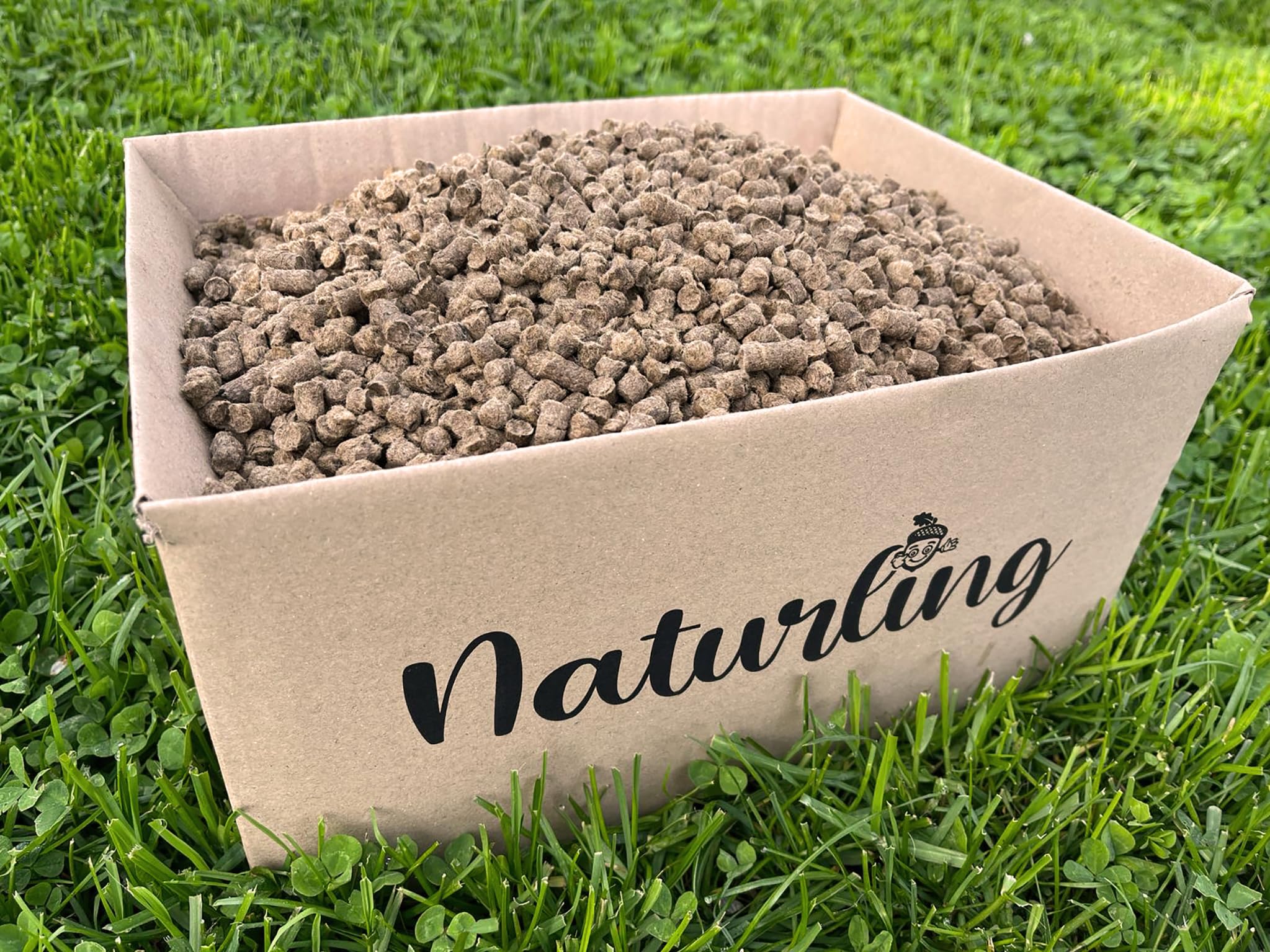 naturling Schafwollpellets Bio Dünger 4kg - organischer Langzeitdünger aus Schafwolle