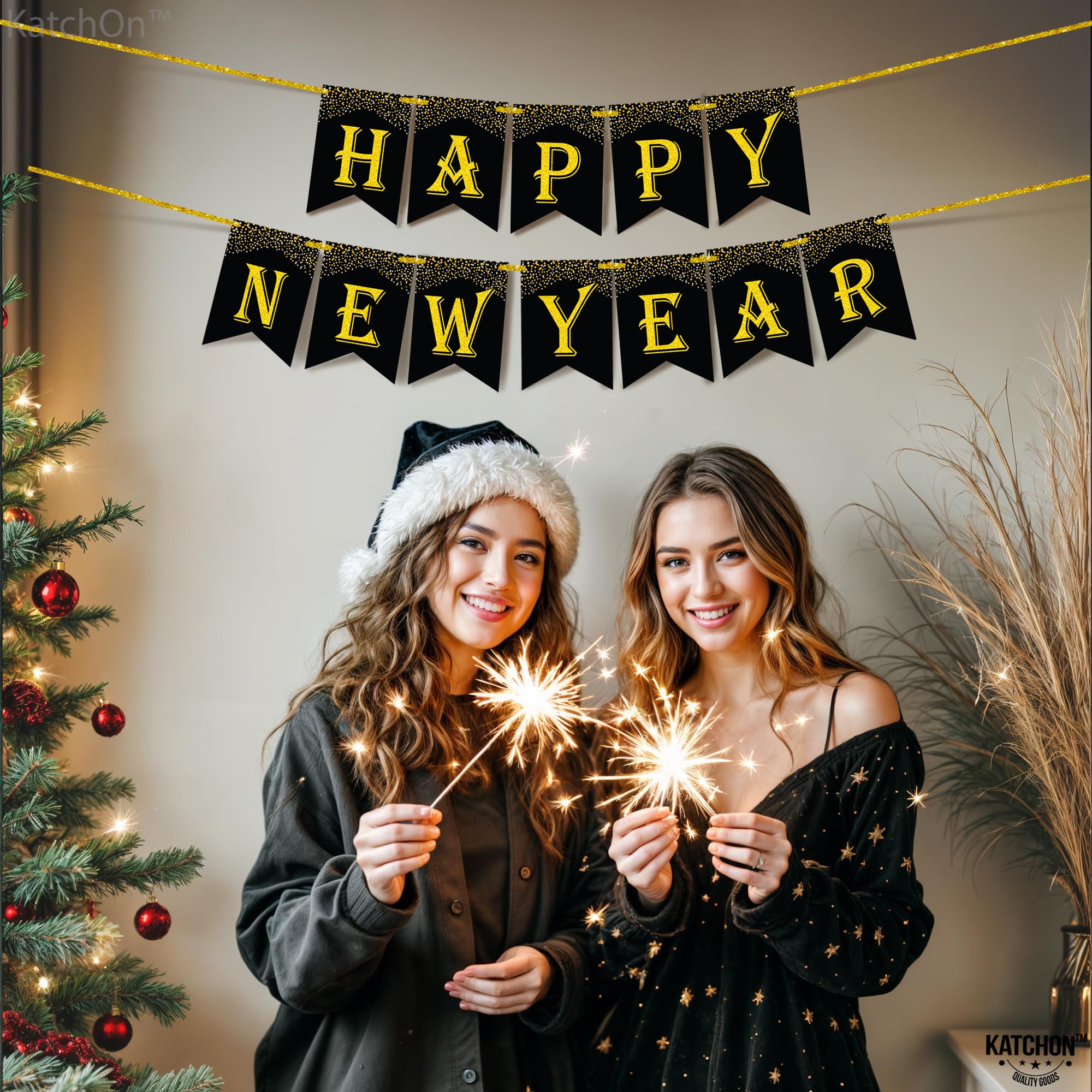Snapklik.com : Happy New Year Banner - Large 10 Feet, Pre-Strung ...