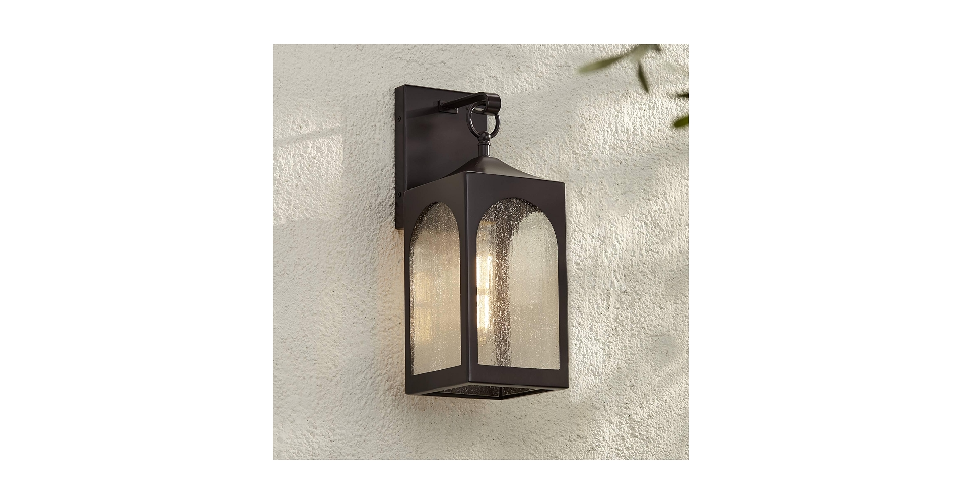 Possini Euro Design Tyne Modern Outdoor Wall Light Fixture Bronze