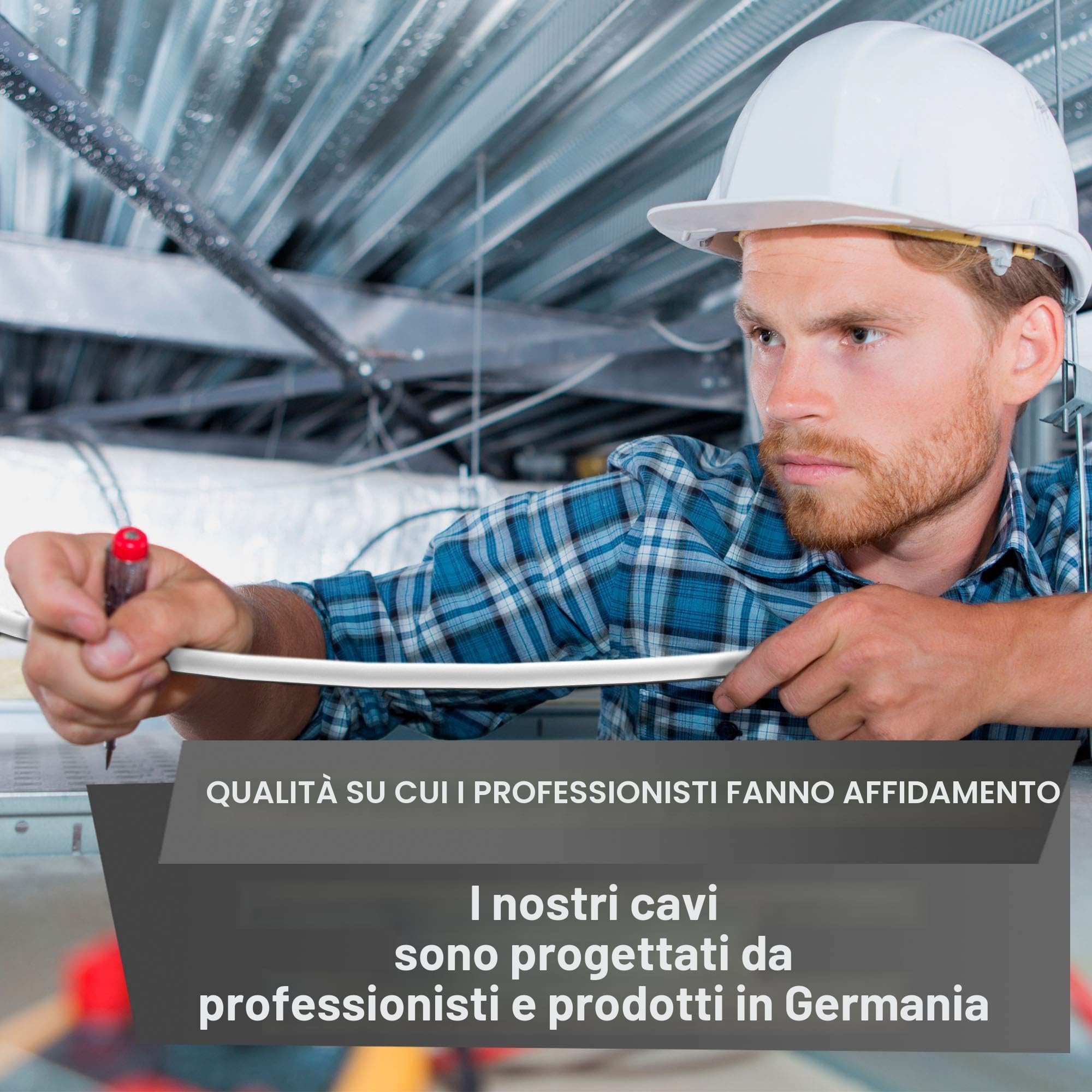 Cavo di alimentazione per ambienti umidi, da 5, 10, 15, 20, 25, 30, 35, 40, 50, 60, 70, 75 o 80 m, NYM-J 3 x 6 mm², cavo elettrico ad anello per posa fissa (25 m)