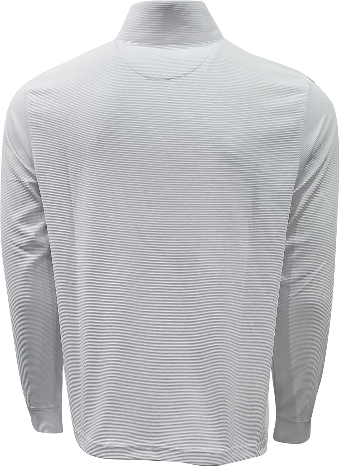 Greg Norman Men's Quarter Zip Polyester Stripe Sweater