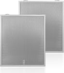 2 Pack S99010430-002 Filtre de hotte de cuisine 15-3/4" x 13-7/8" x 3/8" compatible avec les hottes Broan Nutone Kenmore, remplace 4512880 99010430-002 filtre en aluminium pour graisse de hotte de cuisine