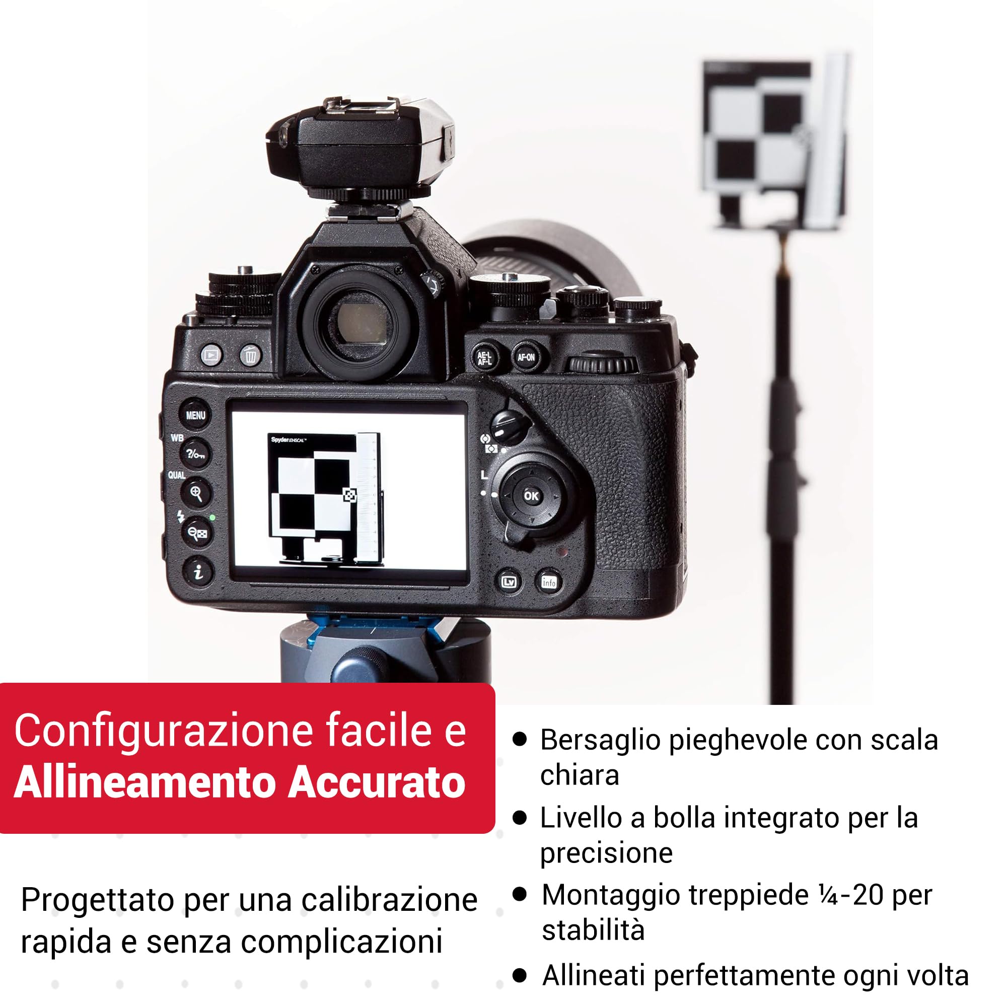 Datacolor Spyder LensCal – Strumento di Calibrazione Obiettivo per Regolazione e Miglioramento della Precisione dell’Autofocus