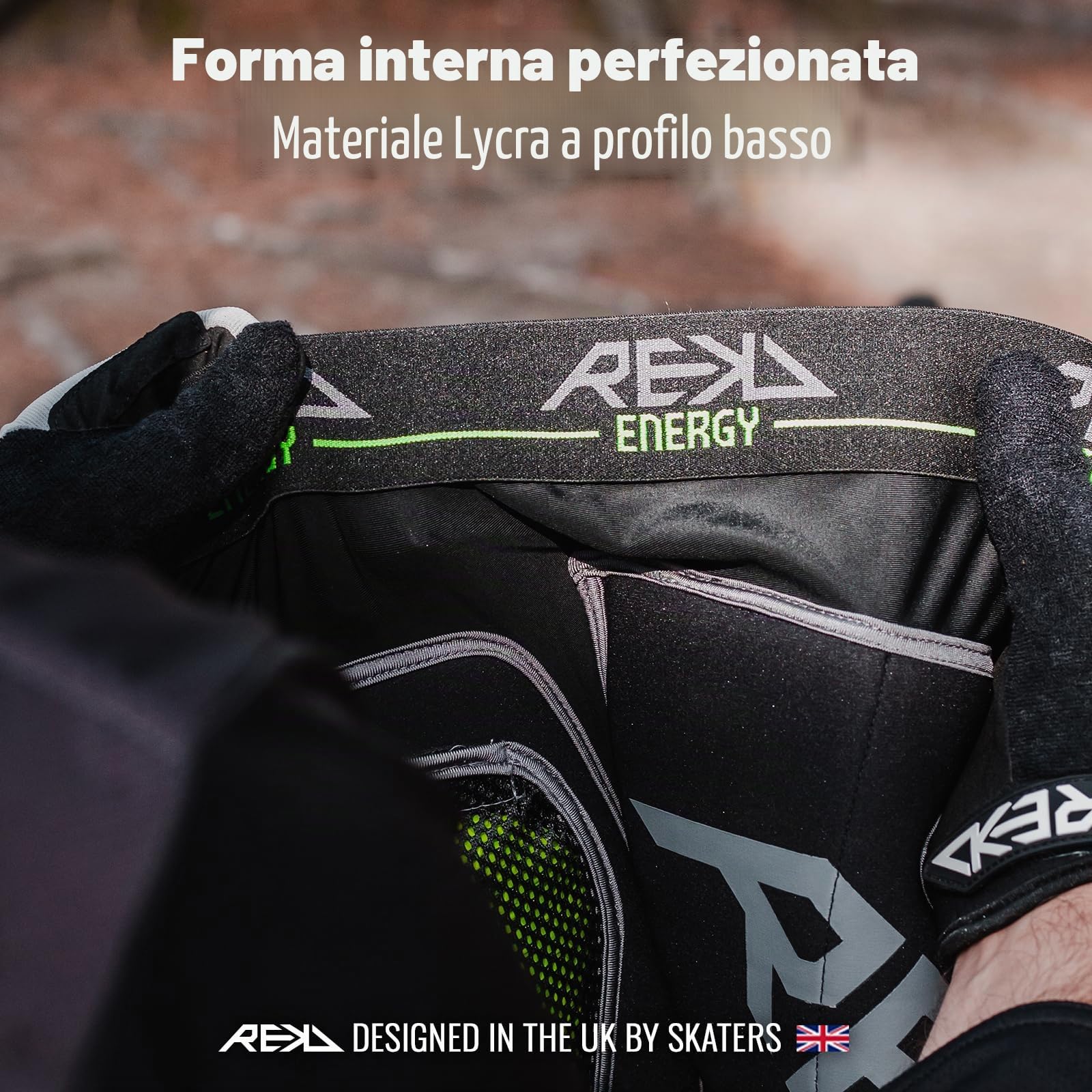 Rekd Energy Impact Shorts Pantaloncini Corti Unisex-Adulto