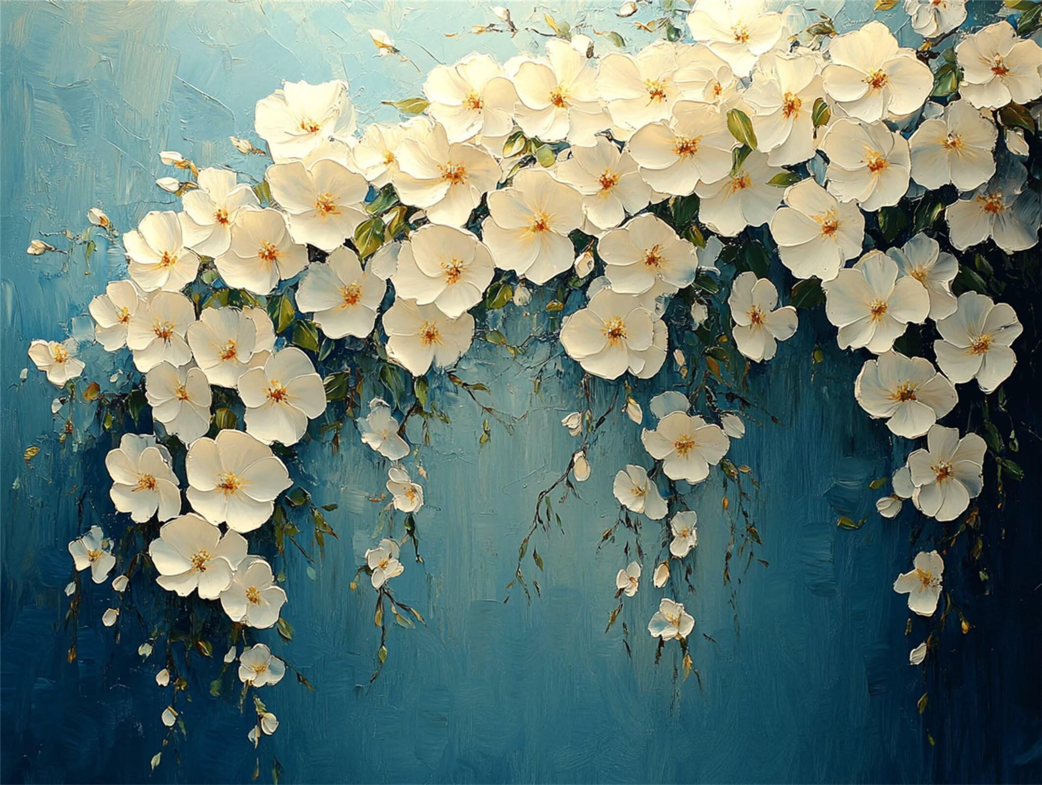 Puzzle 3000 Teile Blume, Holzpuzzle 122x81cm Abstrakt, n-254