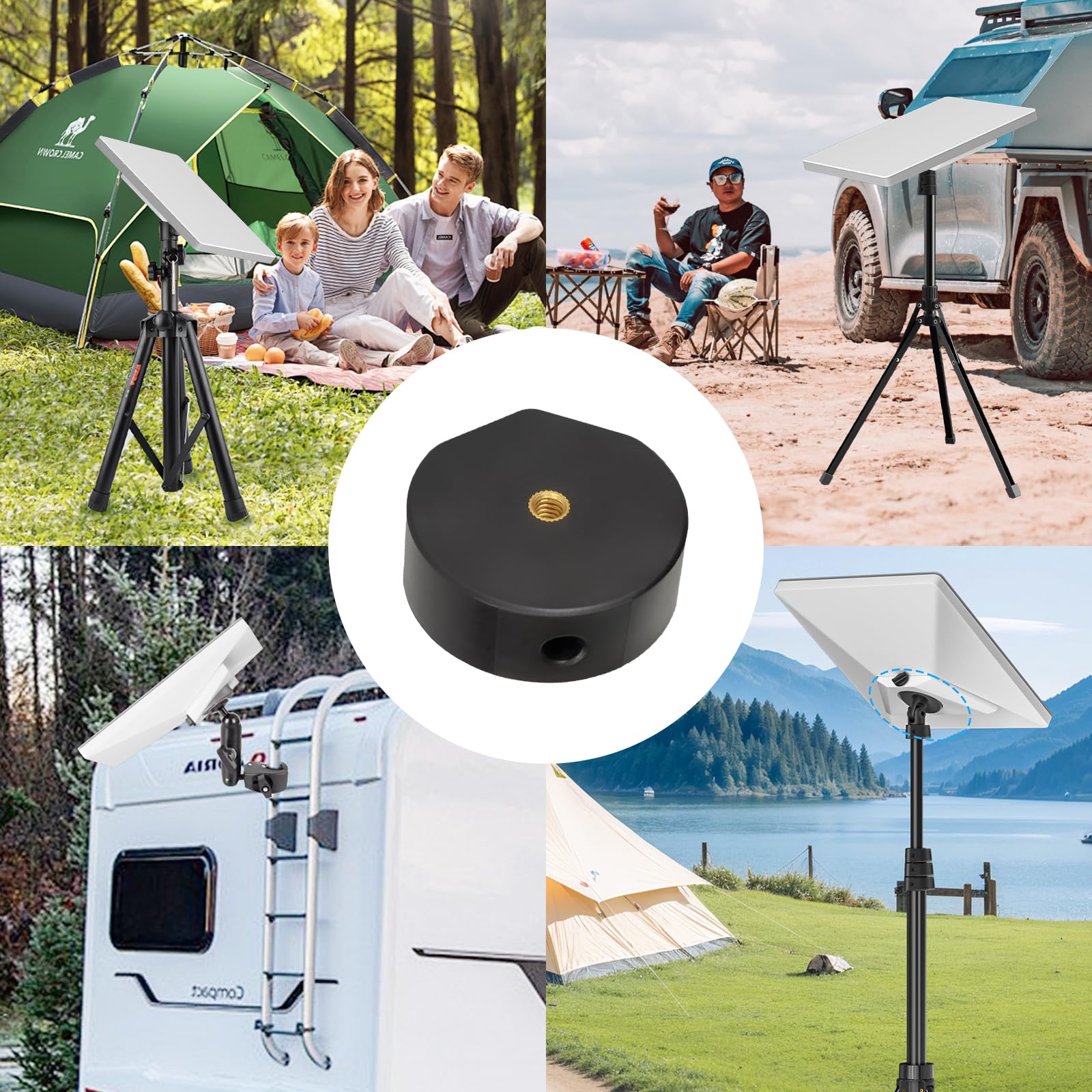Starlink Mini trípode con adaptador, altura ajustable y ángulo Kit de Starlink Mini trípode con adaptador, altura ajustable y ángulo Kit de