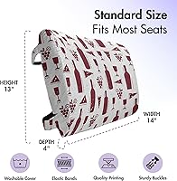 Vista 209 de Lunarable Teal Travel Pillow Neck Rest, Aquatic Fauna Theme Hand Drawn Style Various Starfish in Blue Shades, Memory Foam Traveling Accessory for