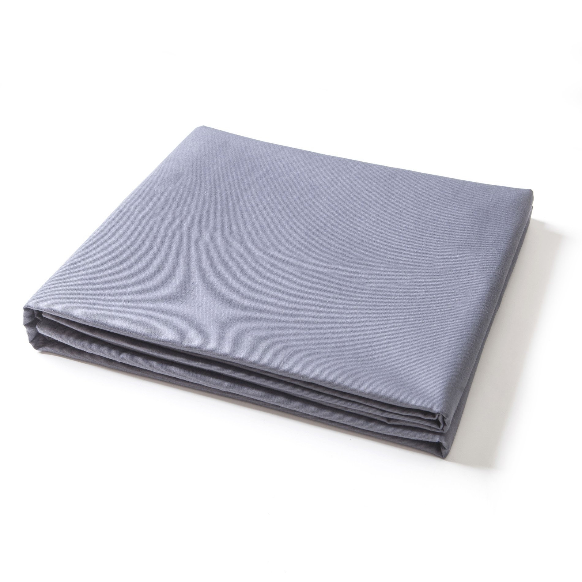 Premium Cotton Duvet Cover,Removable and Washable,Fits Queen Size Weighted Blanket-（60x80 inches,Gray）