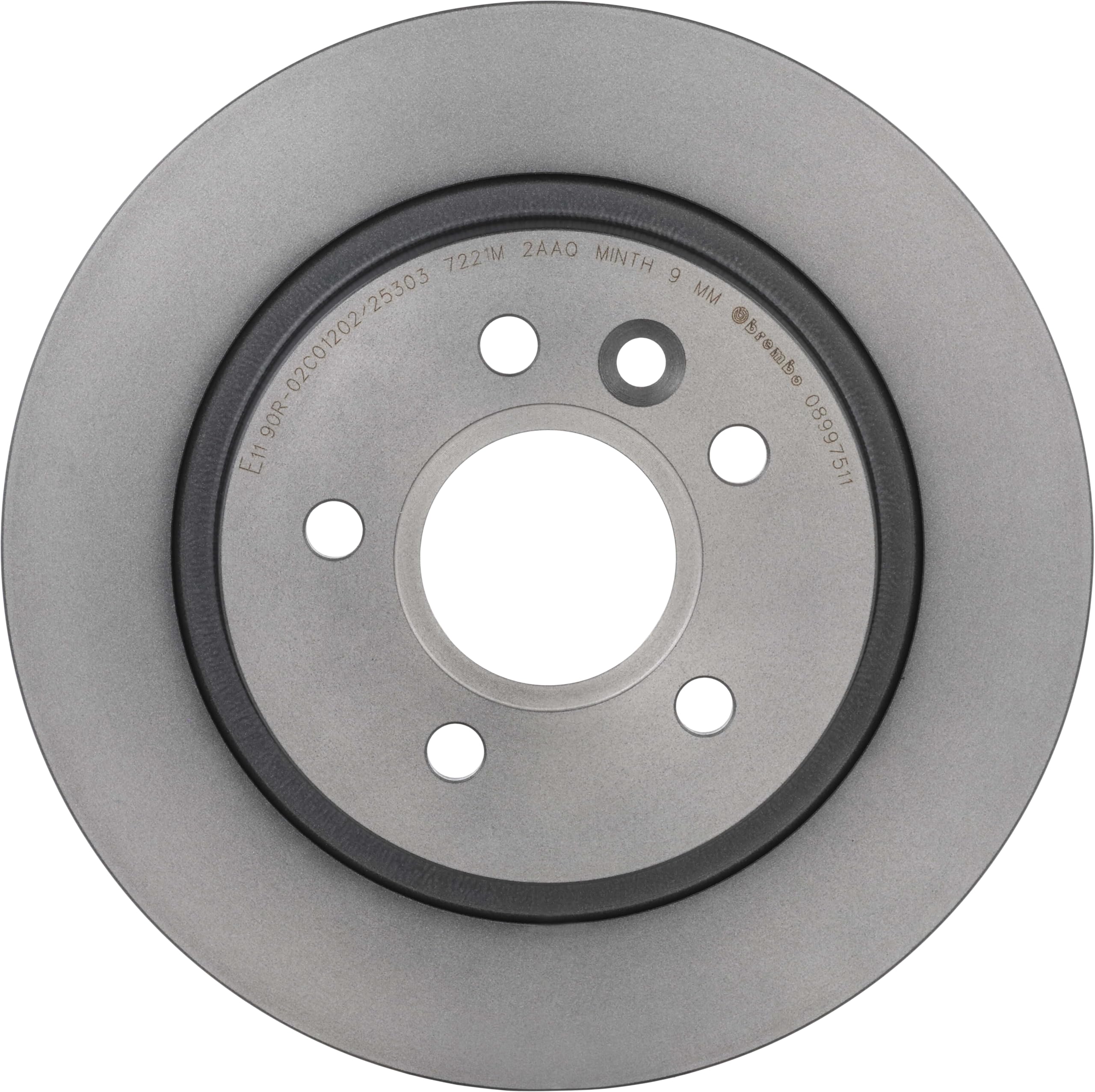 Brembo 08.9975.11 - Disco Freno con Verniciatura UV (Set di 2) - Posteriore