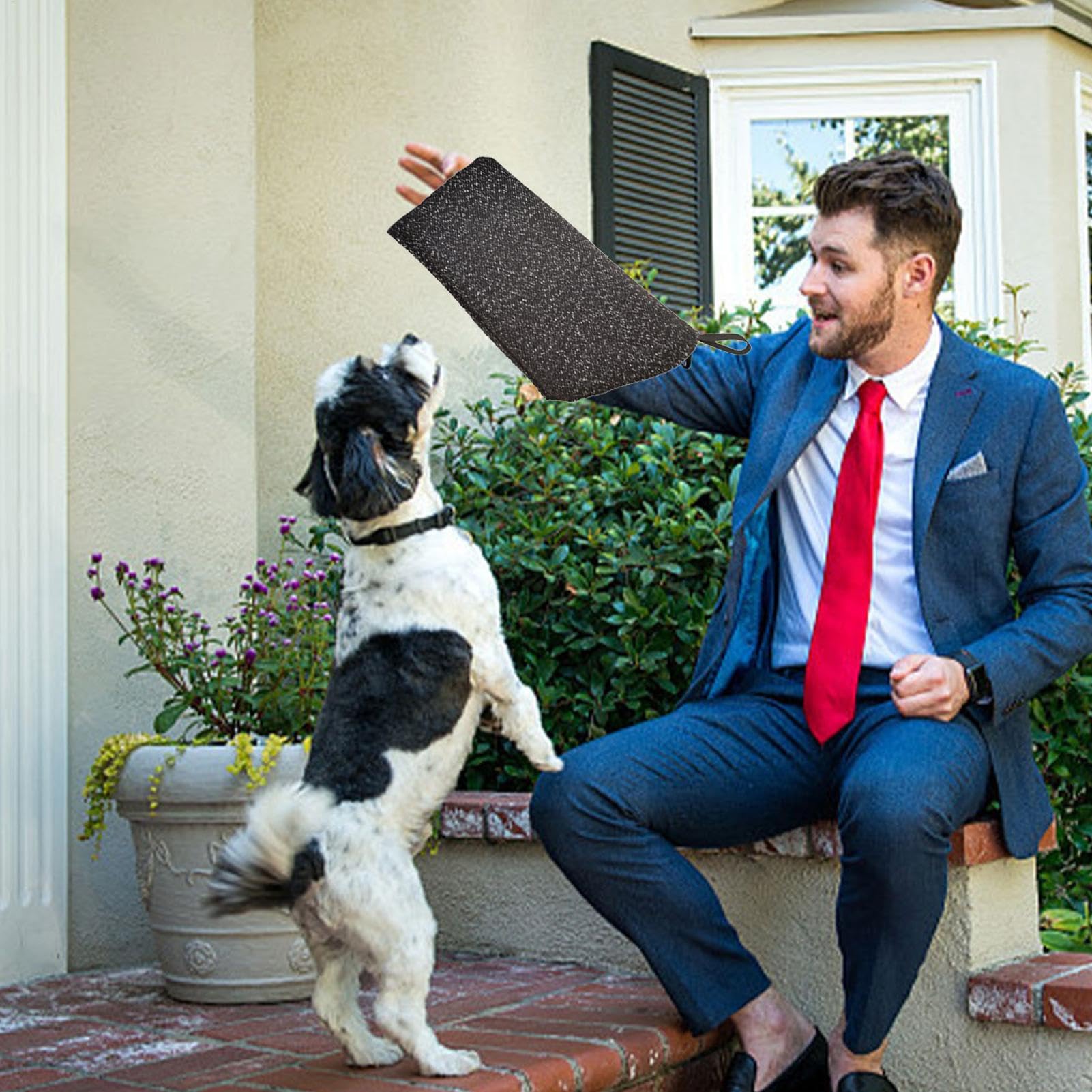 Manga profesional para mordeduras de perro, mangas de entrenamiento para perros, manga de mordida para perros grandes, manga de protección interactiva para perros, manga de brazo de