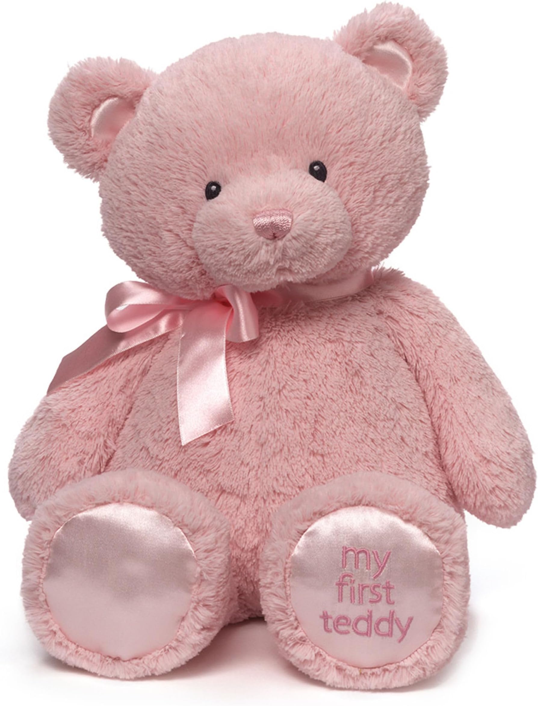 GUND My First Teddy Bear 18-Inch Pink Stuffed Animal for Ages 0+