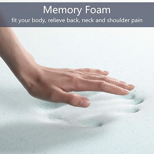 Miniatura 4 de Fairyland - Cubrecolchón de espuma viscoelástica de 3 pulgadas para cama matrimonial, lavable y refrescante, funda de bambú