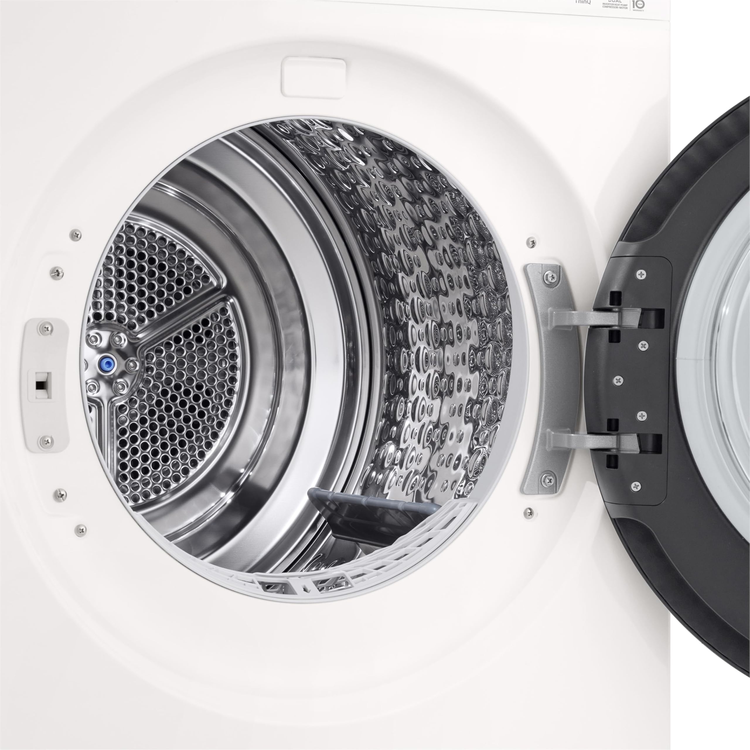 LG RT90X7 Trockner (B, 9 kg) mit Wärmepumpentechnologie (LED-Display, selbstreinigender Kondensator, Trockensensor), Weiß