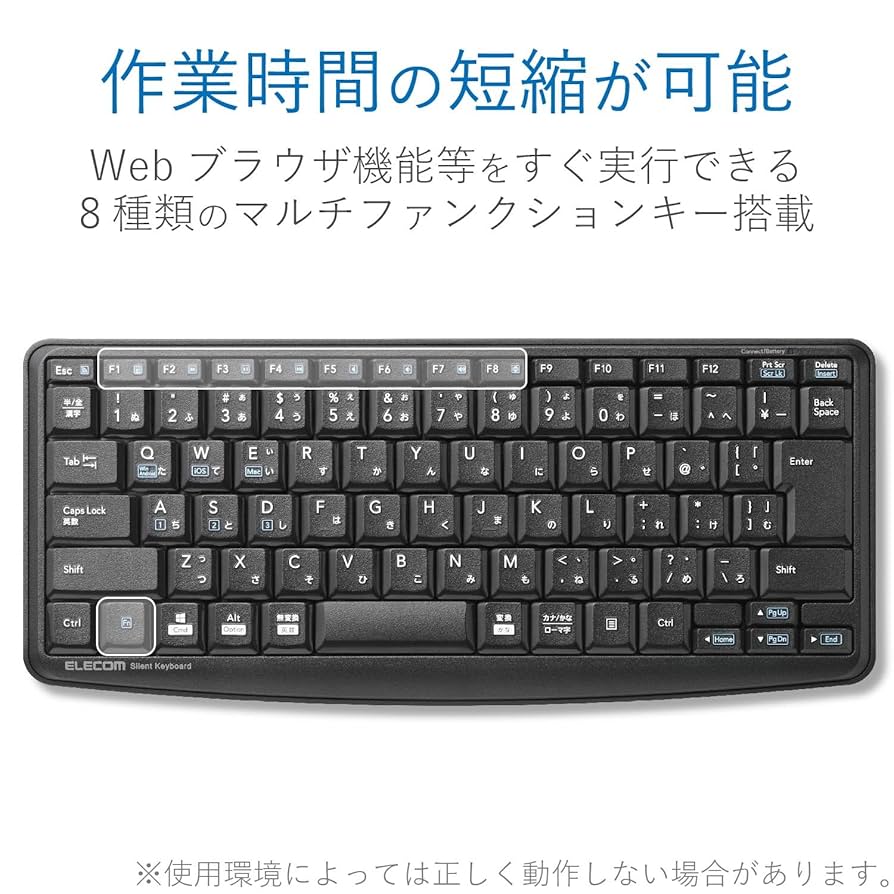 エレコム キーボード 有線 メンブレン ミニキーボード  ブラック TK-FCM089SBK n5ksbvb Amazon.co.jp: エレコム キーボード 有線 メンブレン ミニ