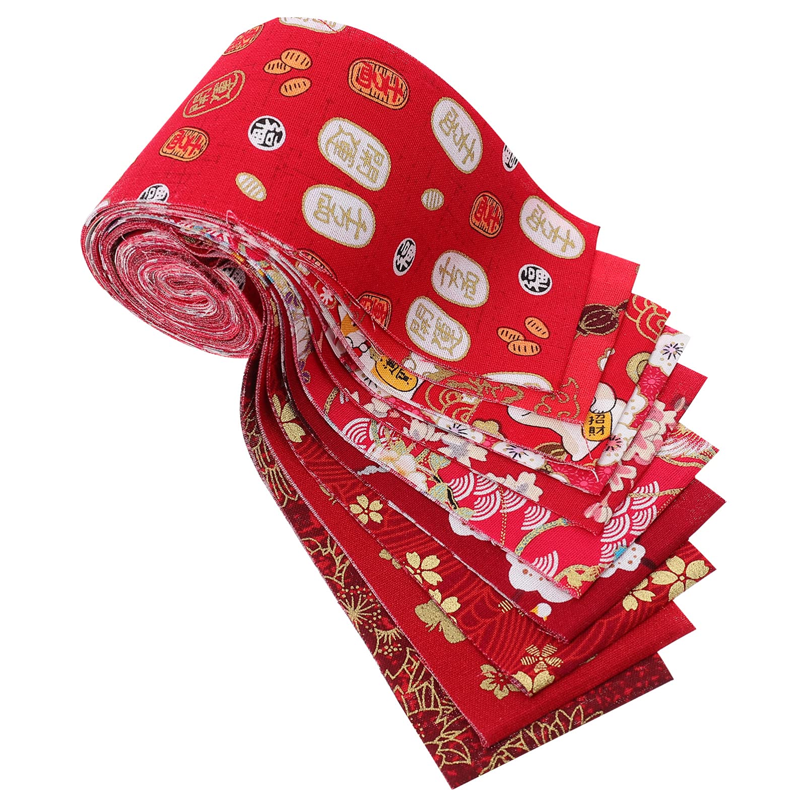 Produktbild von CraftsFabrics Stoffstreifen 100% Baumwolle - 20 Stück 6,3x112cm Für Quilting & Nähen