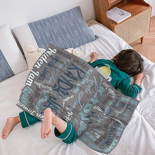 Miniatura 5 de WAJL POD Mantas de bebé personalizadas para niñas y niños, personalizadas con nombre, regalos para niños