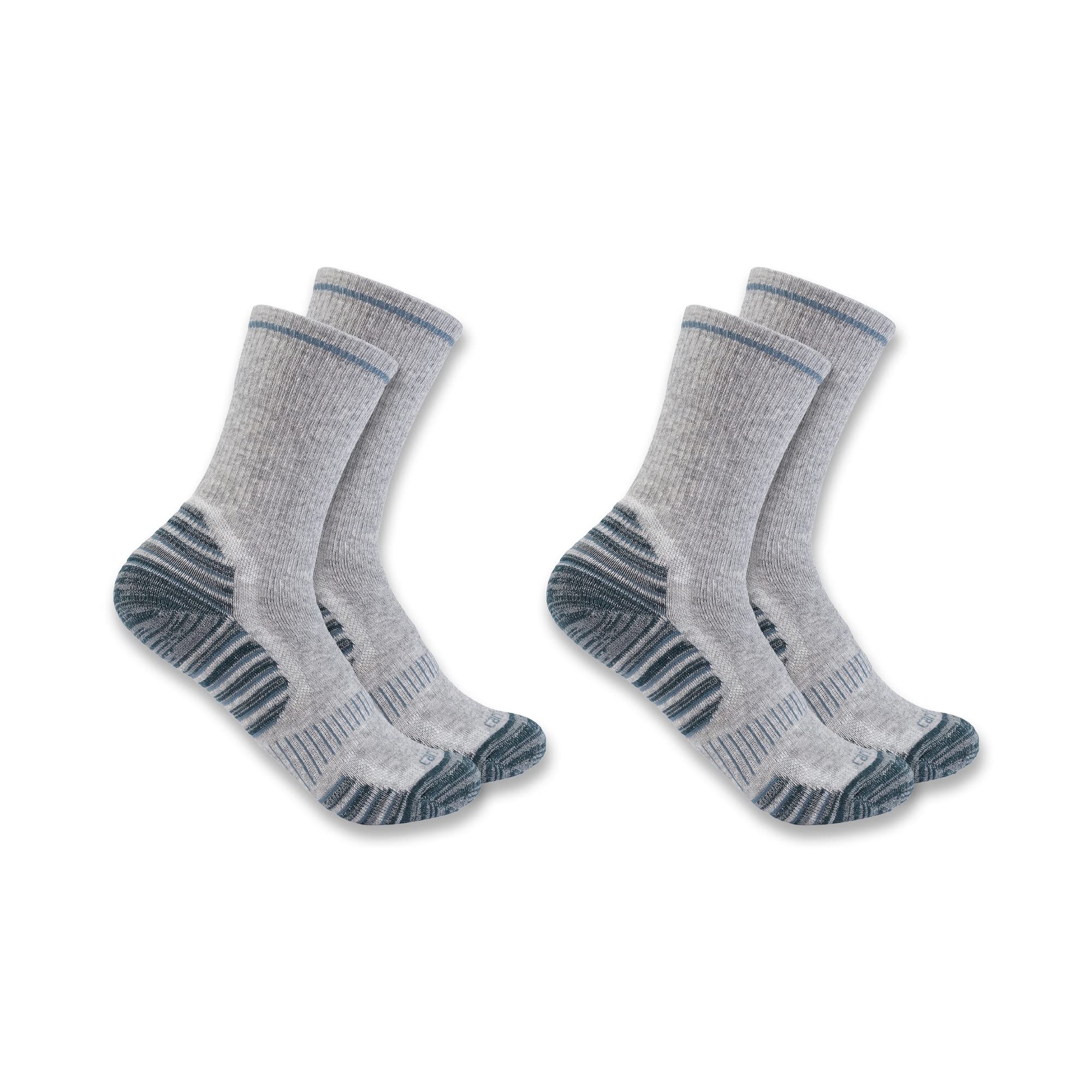 CarharttWomen's Force Midweight Synthetic-wool Blend Crew Sock 2 Pack