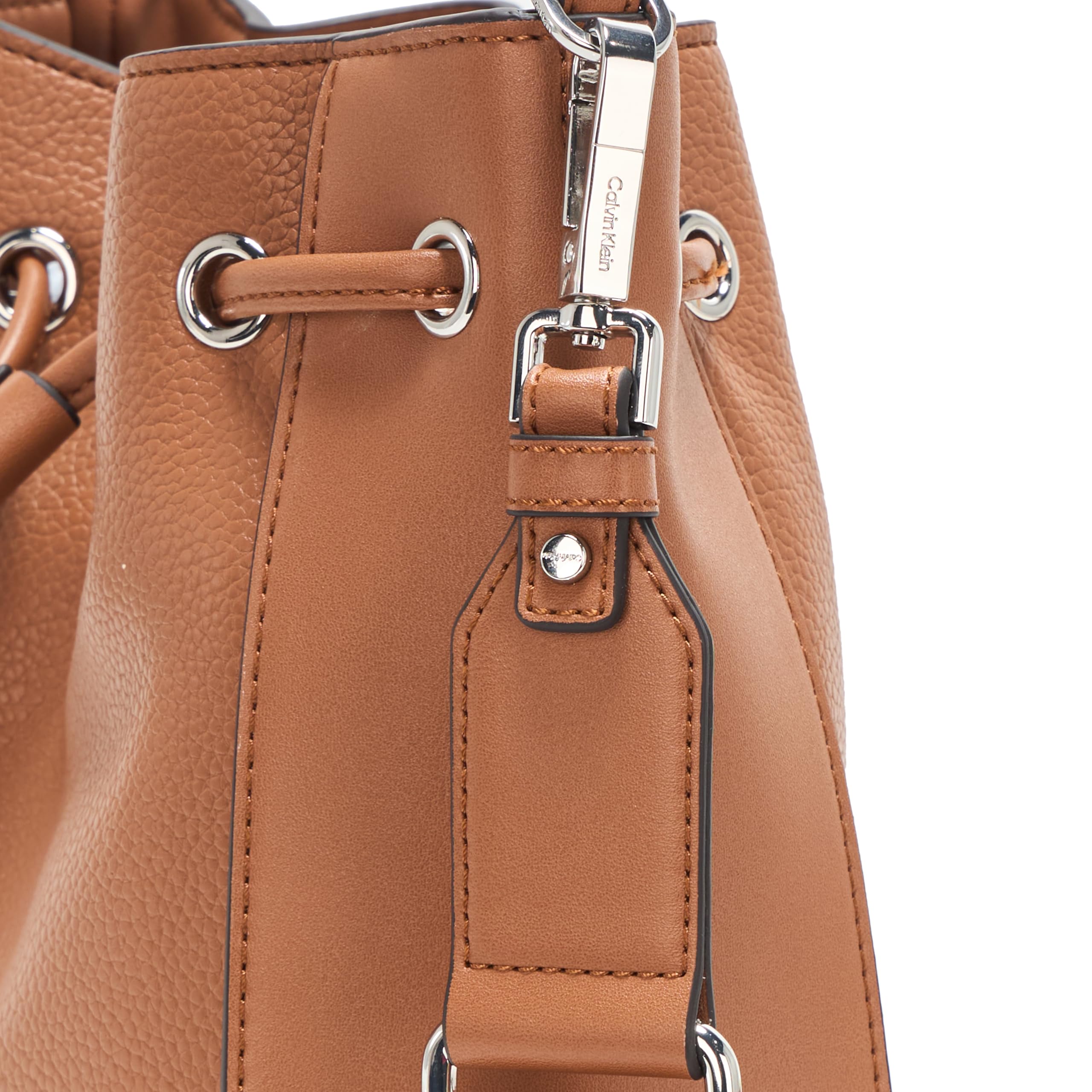 Calvin Klein Damskie stringi Holt Crossbody ze ściągaczem, karmelowy, Caramel, jeden rozmiar