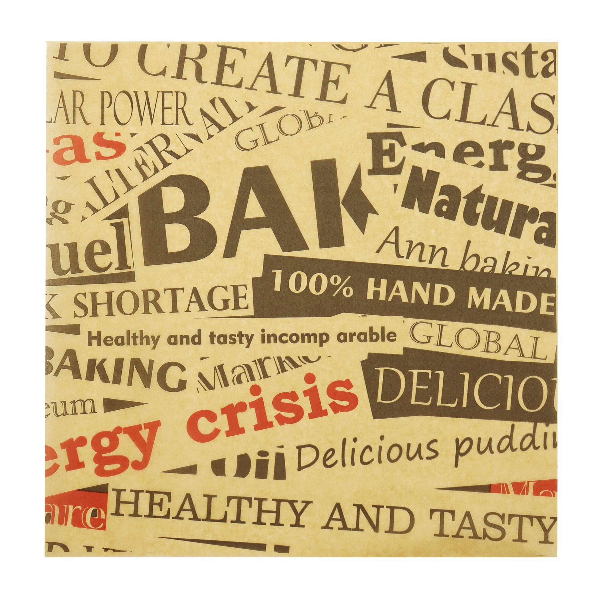 Premium Deli Paper 12"x12"- 200 Pack - Water & Grease Resistant, Greaseproof Liners for Food Boats - Pre Cut Deli Sandwich Wrappers - Food Basket