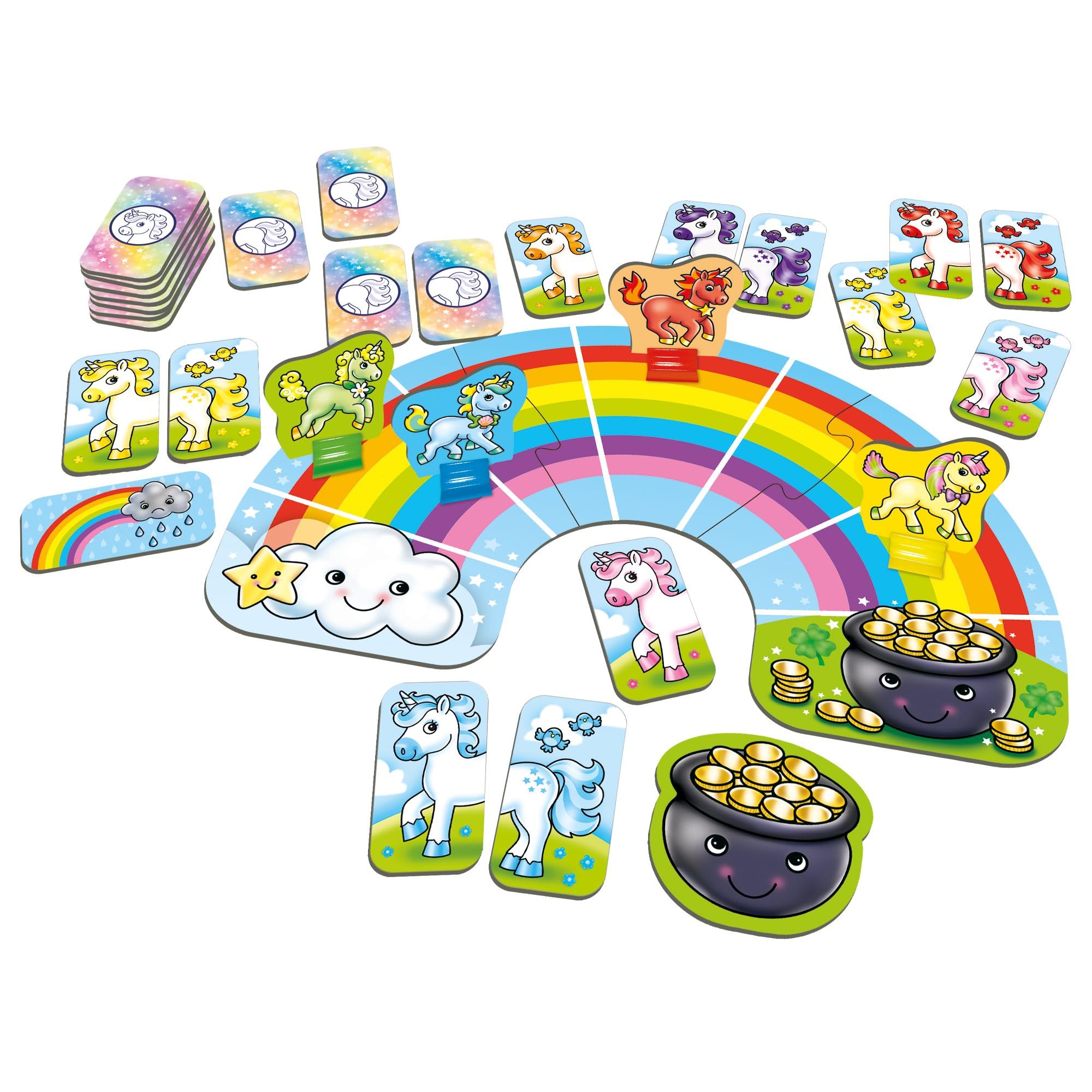 Orchard Toys Regenbogeneinhörner – Memory-Spiel Für Kinder 3–5 Jahre (italienische Version)