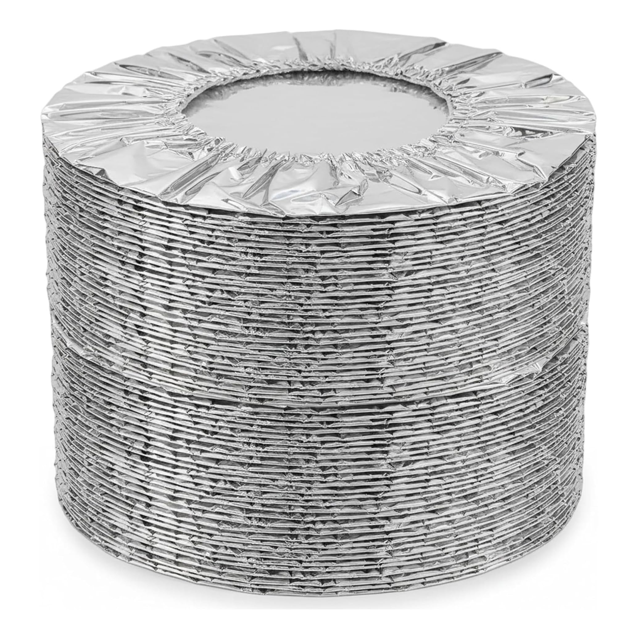 AwnsIMfreien 60 Pcs Elastic Foil Food Covers, Reusable Aluminum Foil Food Covers for Kitchen Picnic Restaurant Home, Reusable Aluminum