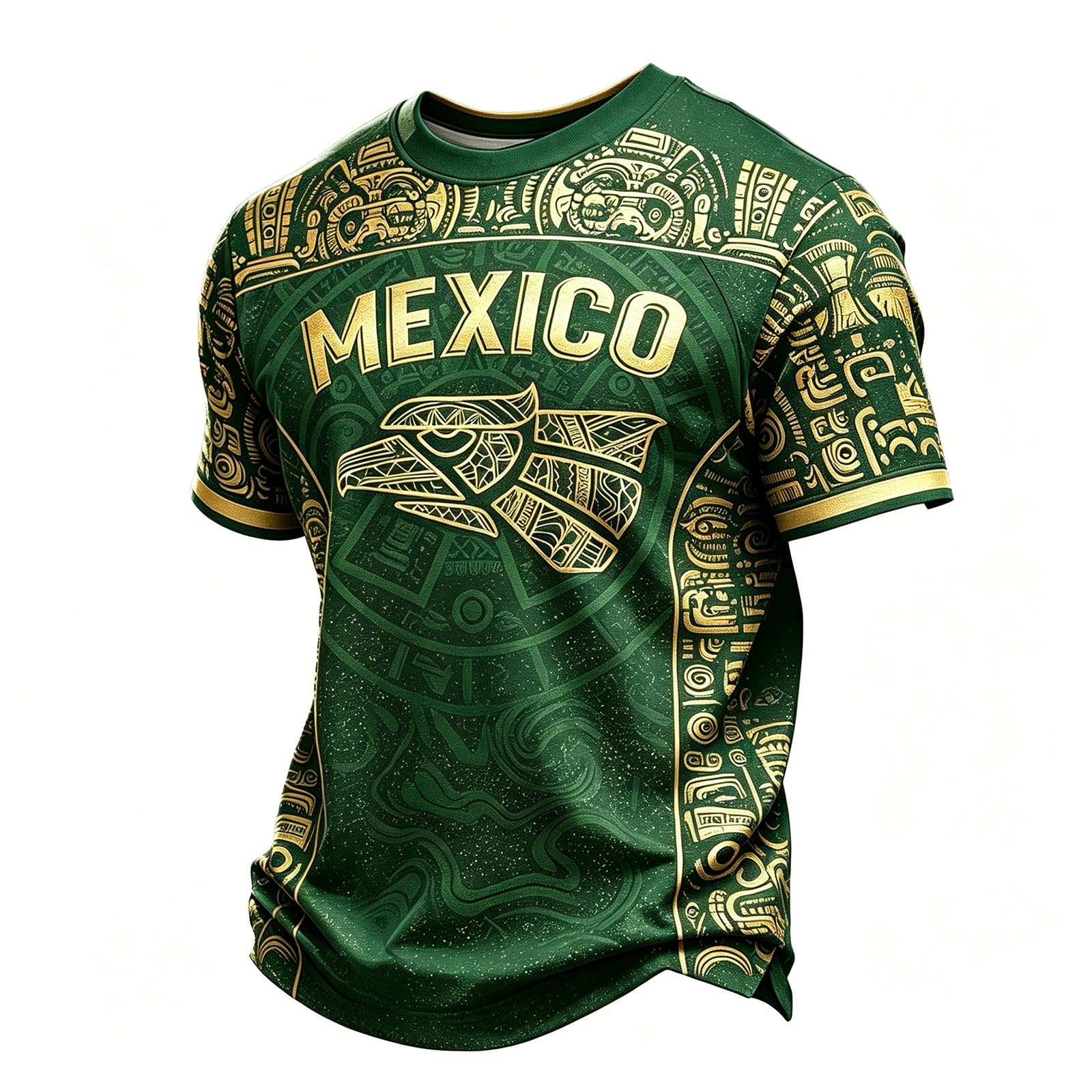 Football Fans 2026 Mexico Shirts Mens Football Tee Tops Merchandise Funny Tshirts Summer Round Neck Shirt Casual Short Sleeve Fans Top Breathable Sport Athletic Hiking Workout T-Shirts — image 1