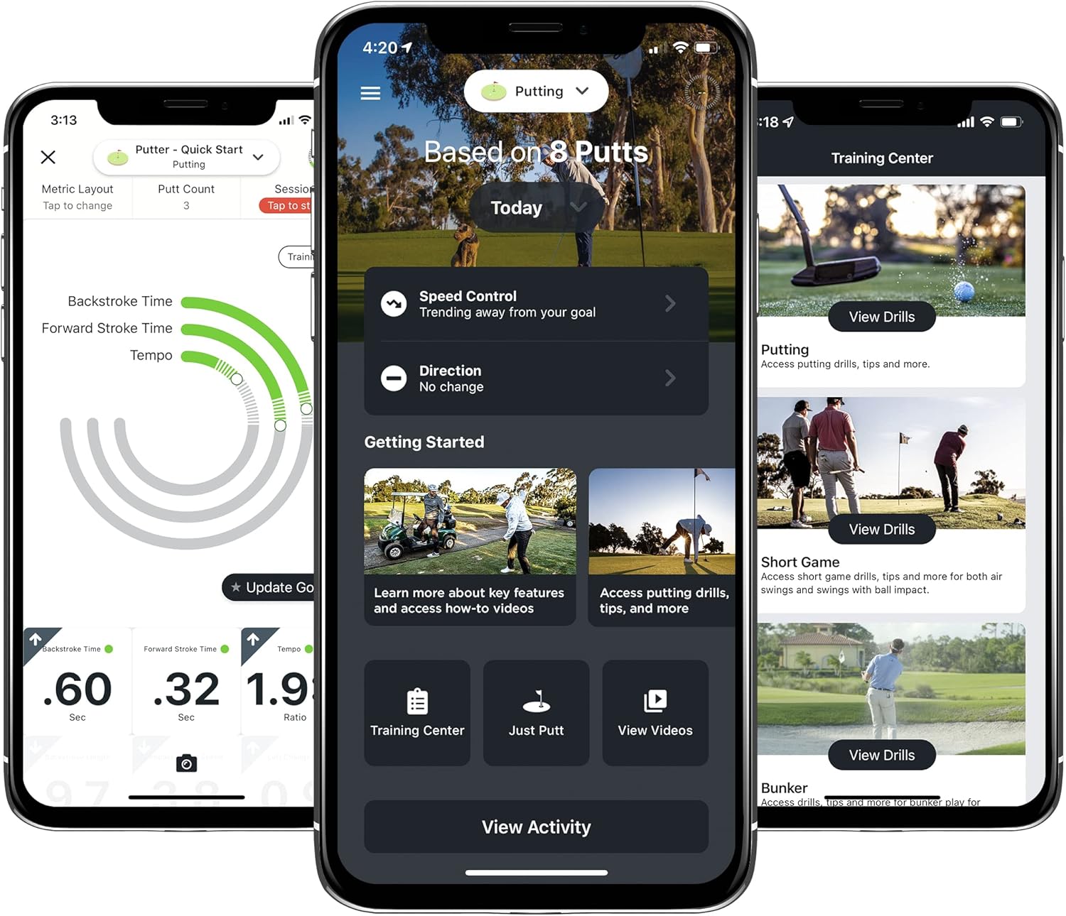 Blast Golf Swing & Stroke Analyzer - Lower Your Scores from tee to Green - Real-time Feedback, Swing Metrics, Video Capture Highlights, Track Performance (gen3 Sensor)