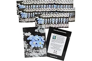 Forget Me Not Funeral Favors