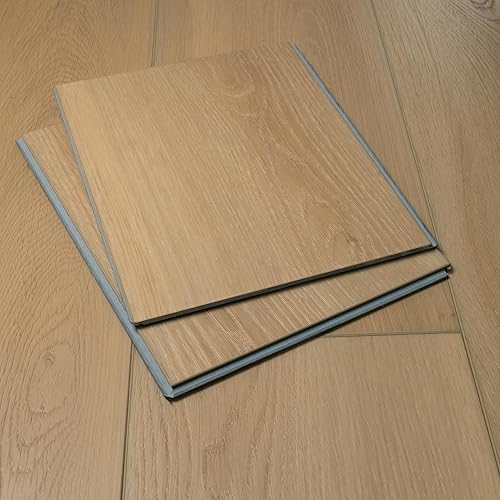 Miniatura 7 de 12" Corte de la muestra de vinilo tablón piso, Yuzen, DIY Click Instalación, 40 Mil capa de desgaste, Piso impermeable,