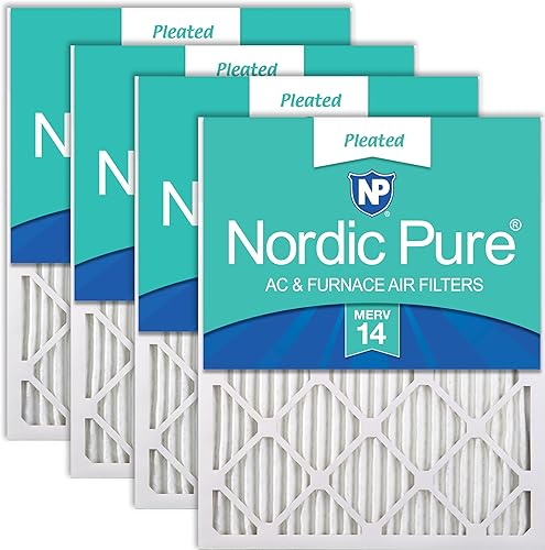 Miniatura 81 de Nordic Pure 24x24x1 (23 3/8 x 23 3/8 x 3/4) Pleated MERV 12 Air Filters 6 Pack