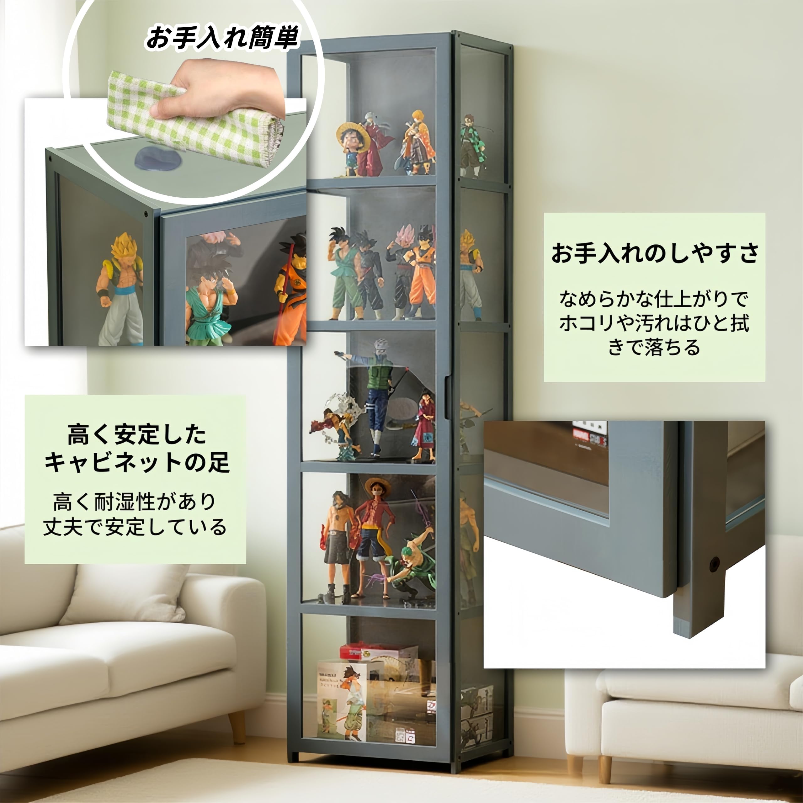 Amazon.co.jp: TUIYIDUO ショーケース フィギュア ディスプレイ