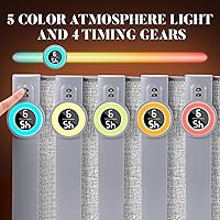 Vista 4 de Under Desk Heater for Office & Home, Quiet Electric Foot/Leg Warmer with Heated Floor Mat, Personal Electric Panel Space Heater with Thermostat &