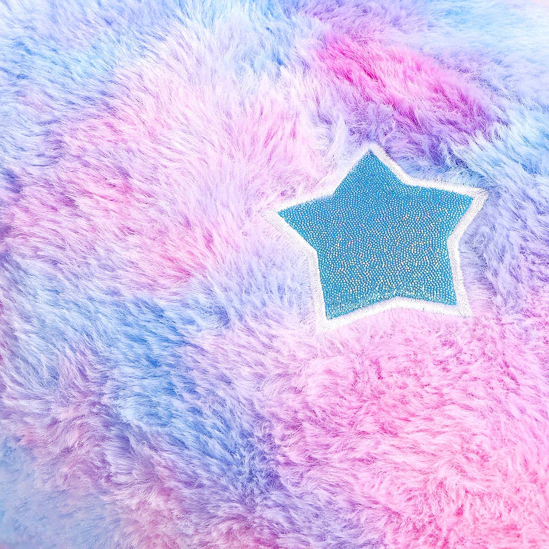 Unicornio Gigante Juguetes Peluche Grande Arcoíris Púrpura Unicornio Animales de Peluche （Azul,80CM