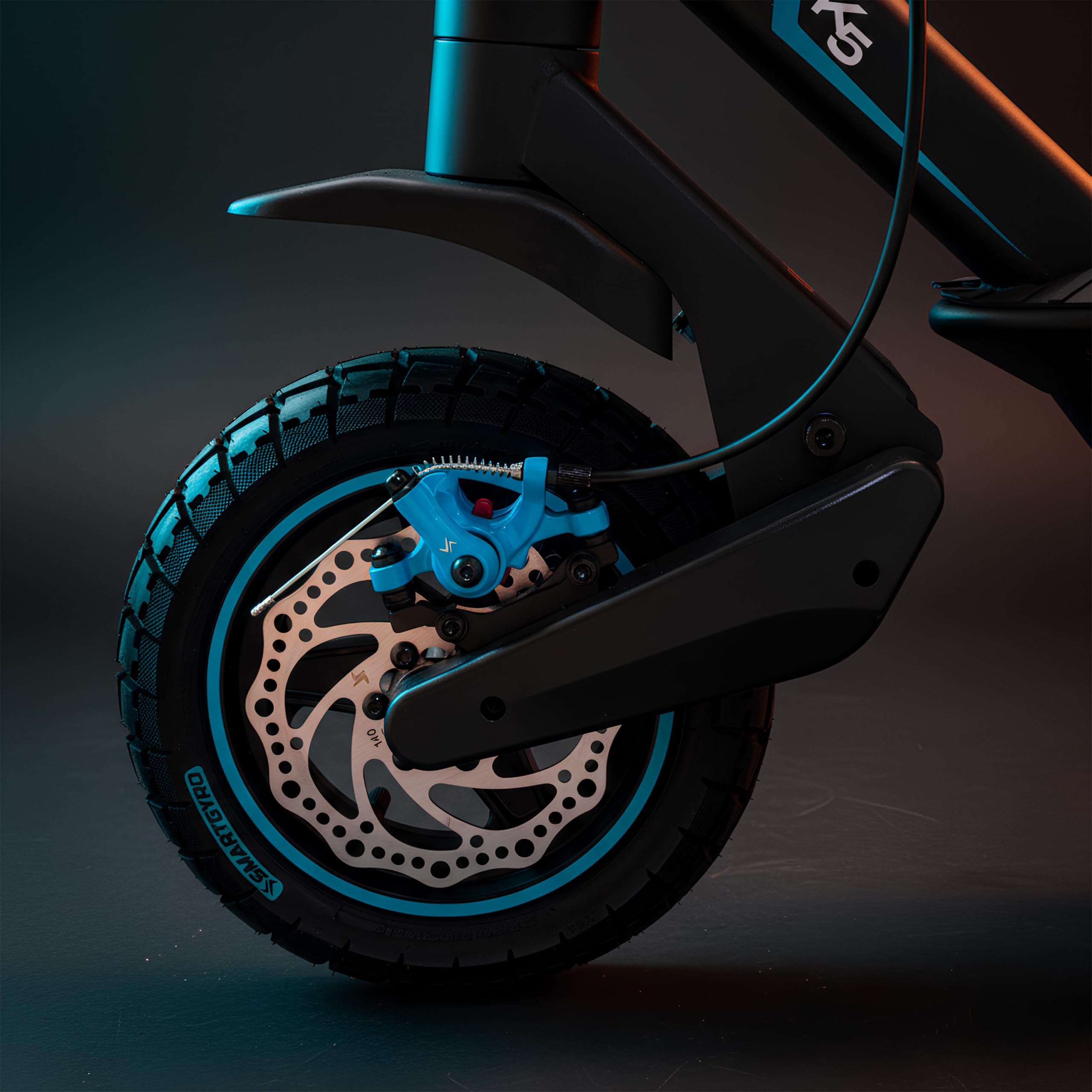 smartGyro K5 PRO - Patinete eléctrico de 48V 1000W, 15.000 mAh, Suspensiones Delanteras y Traseras, Display Multifunción, Ruedas de 10 Neumáticas (Black 1000w 15Ah)