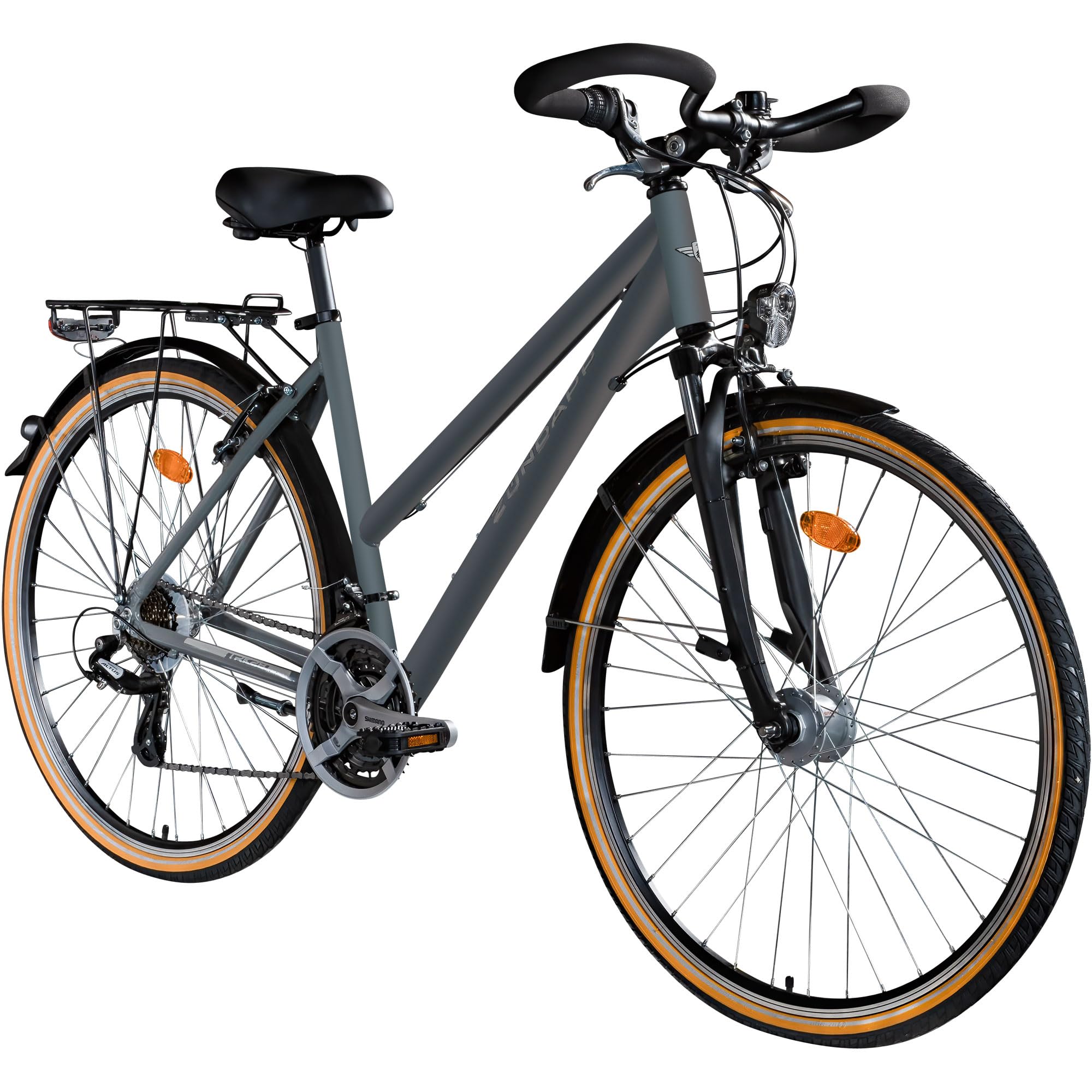 ZÜNDAPP T700 Trekkingrad Damen Herren 28 Zoll ab 160 cm Fahrrad Trekking Rad 21 Gang StVZO Trekkingbike