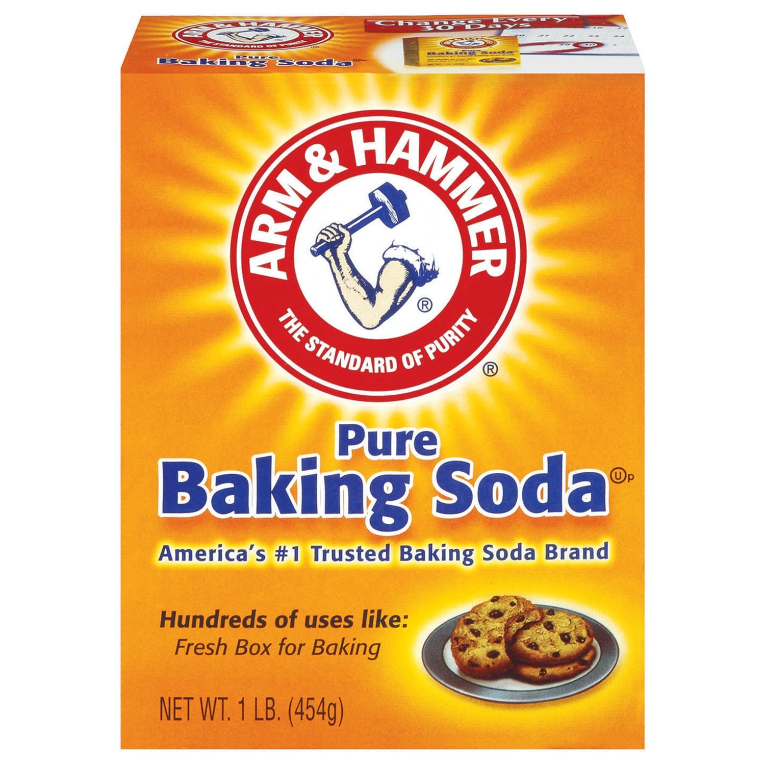 Arm & Hammer Pure Baking Soda 1 lb. Box product thumbnail 3