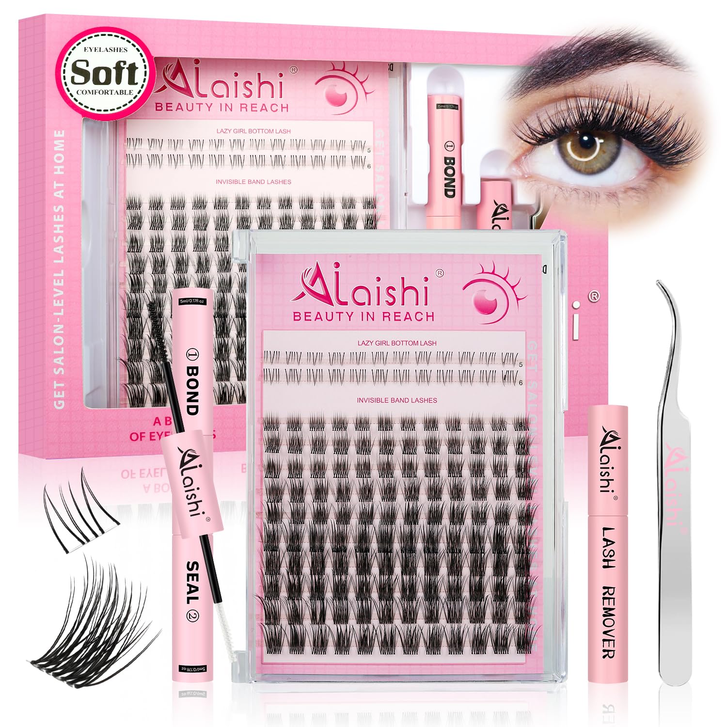 AILAISHI Wimpern Extensions Set