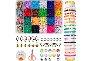 4200 pcs clay beads - Comprehensive DIY Crafting Kit
