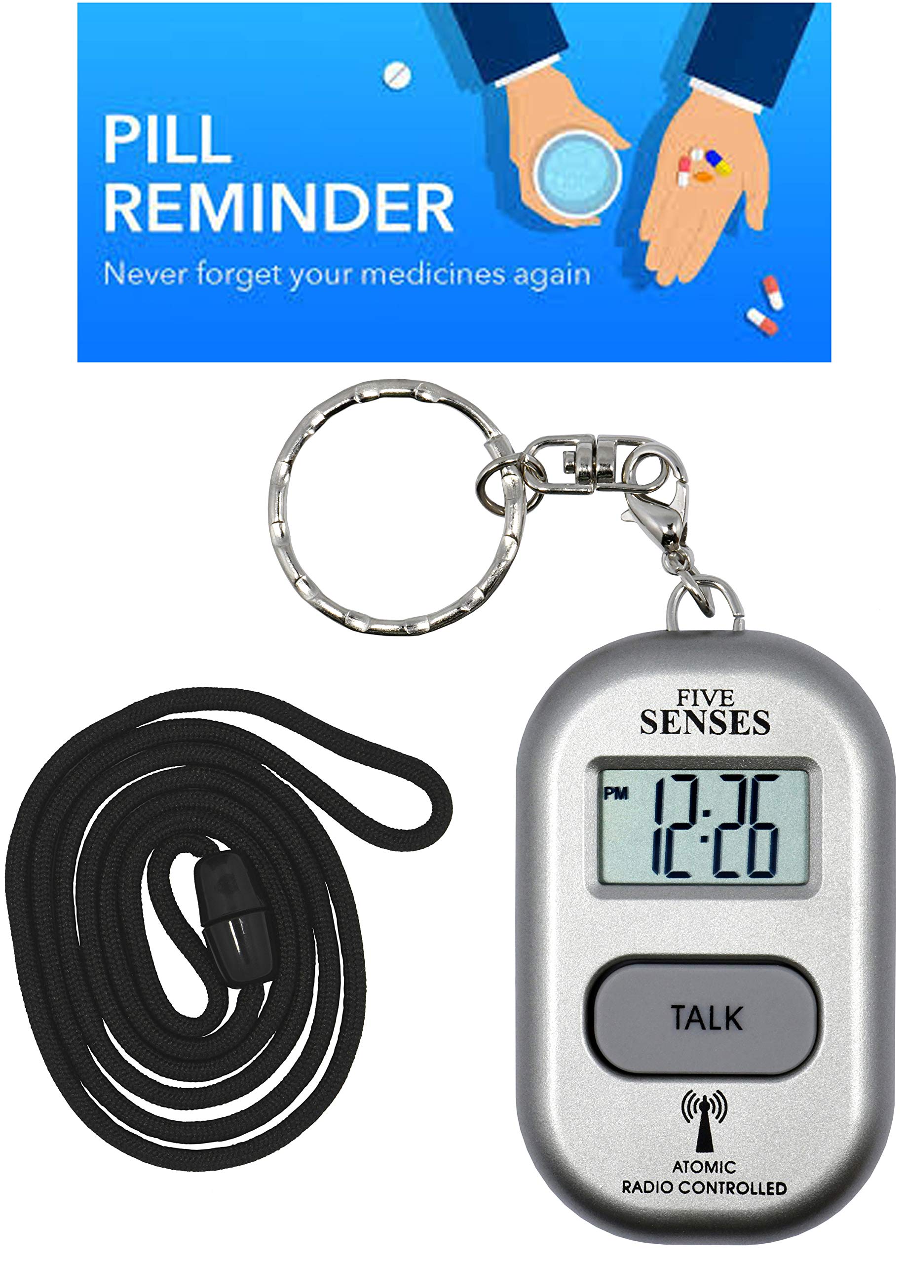 Atomic English Talking Watch! Sets Itself 5 Senses Talking Pendant