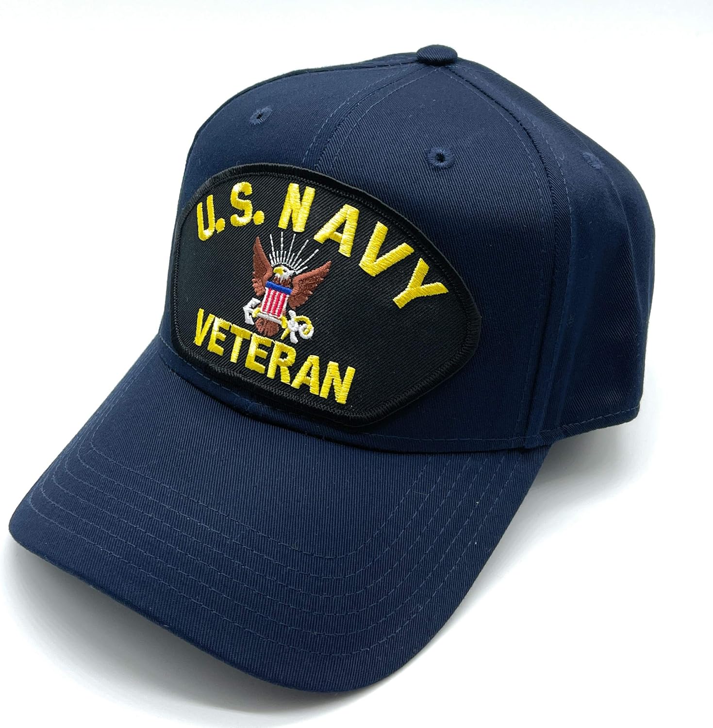 US Navy Veteran Retired Patch Adjustable Baseball Cap