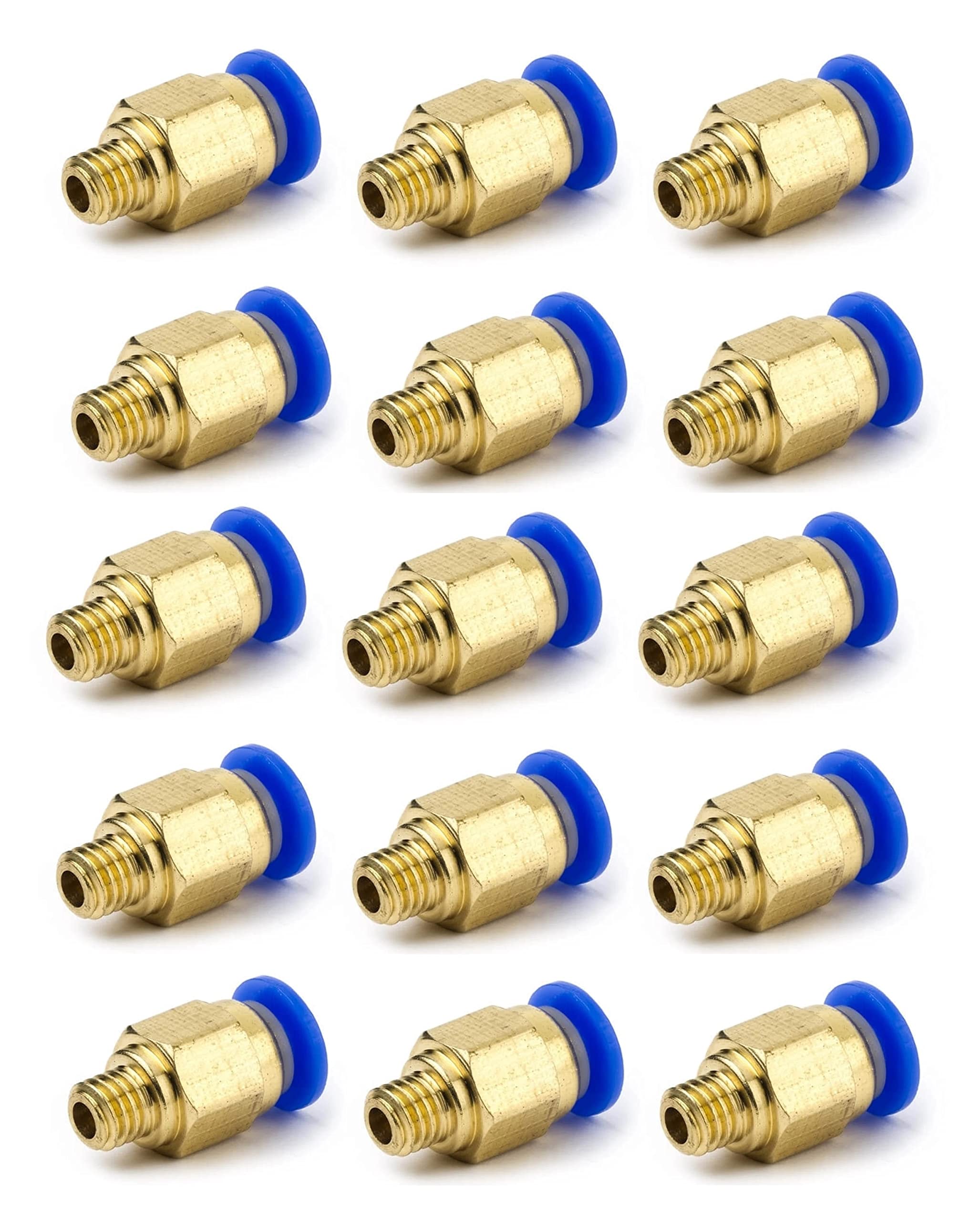 INVENTO 15Pcs PC4-M6 6mm Threaded Pneumatic Fitting Connector for 4mm OD Tube 3D Printer Extruder Bowden Ender 3 (B09RQ46Y64) Amazon Price History, Amazon Price Tracker
