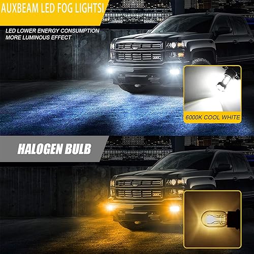 Miniatura 7 de QODOLSI 2 bombillas LED antiniebla delanteras para automóvil, 12 V, 6000 K, iluminación de 360 grados, luces modificadas para vehículos, accesorios