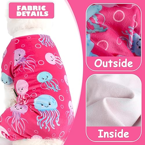 Miniatura 4 de Pijamas para perros pequeños, ropa para cachorros, ropa para perros pequeños, ropa para perros pequeños, pijamas para perros hembras, ropa de otoño