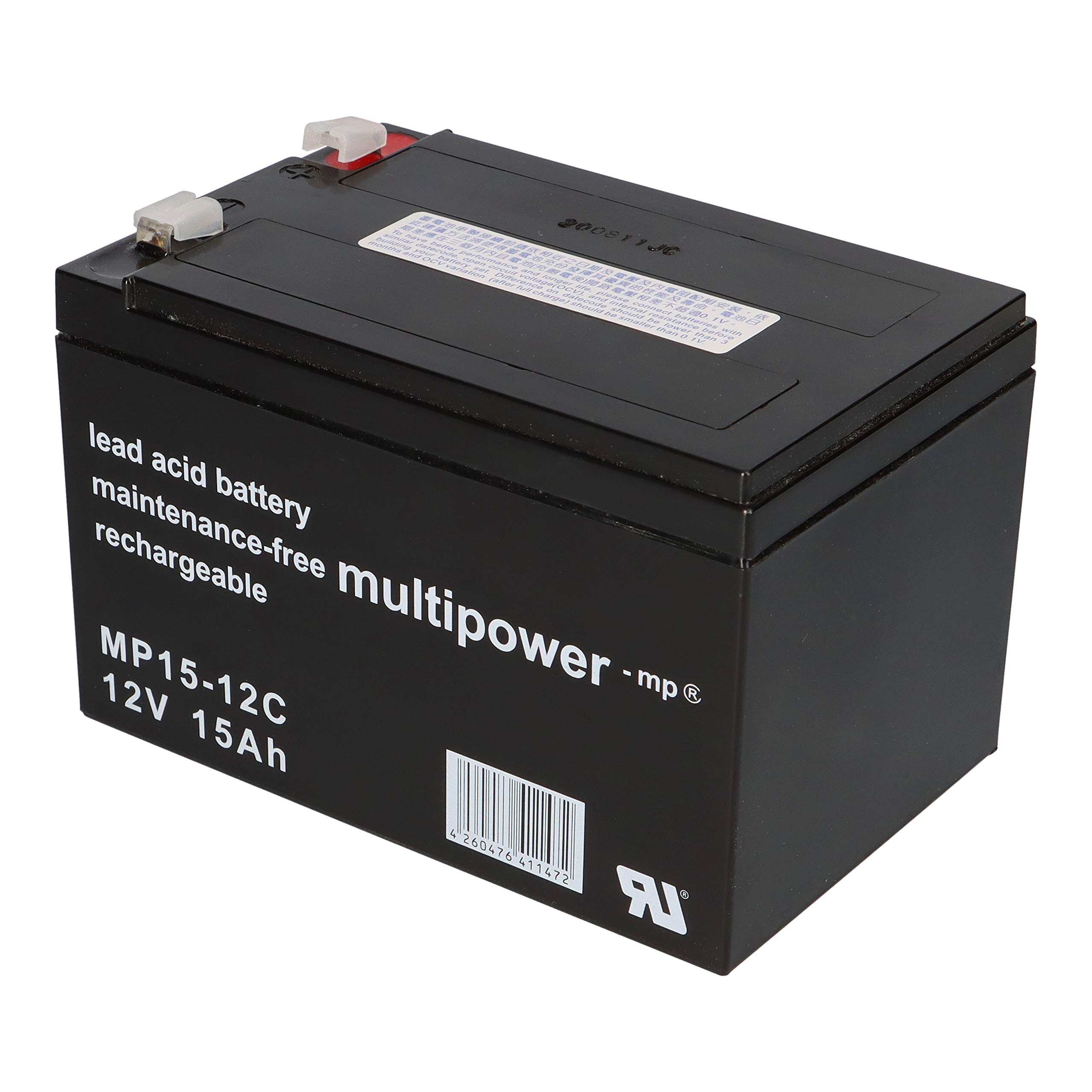 Batterie compatible scooter électrique SXT 1600 XL 4 x 12 V 15 Ah AGM plomb 48 V