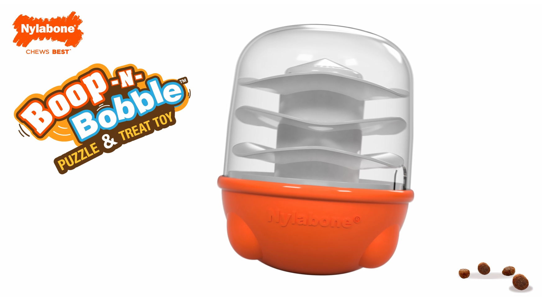 Amazon.com: Nylabone Boop-N-Bobble Interactive Puzzle Toy & Treat