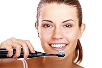 Vista 4 de Pursonic S750 Sonic SmartSeries Electronic Power Cepillo de dientes con batería recargable Negro