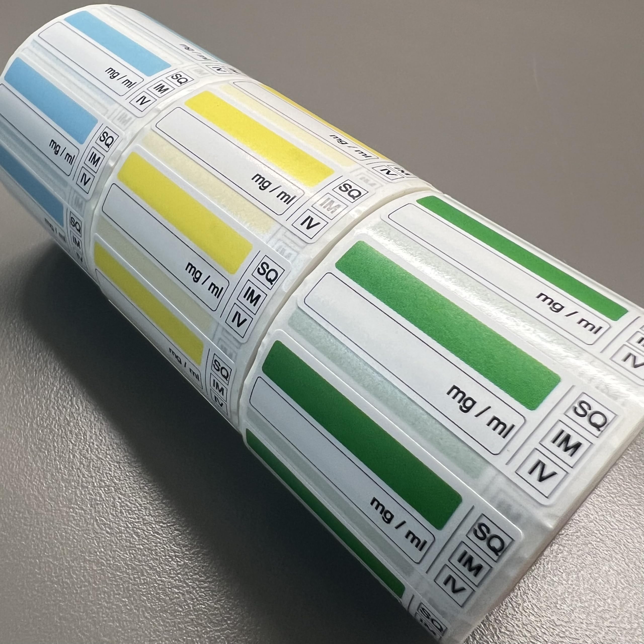 Drug Syringe Labels (Blank Label)