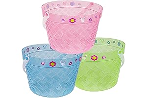 Zcaukya Easter Baskets, Set of 3
